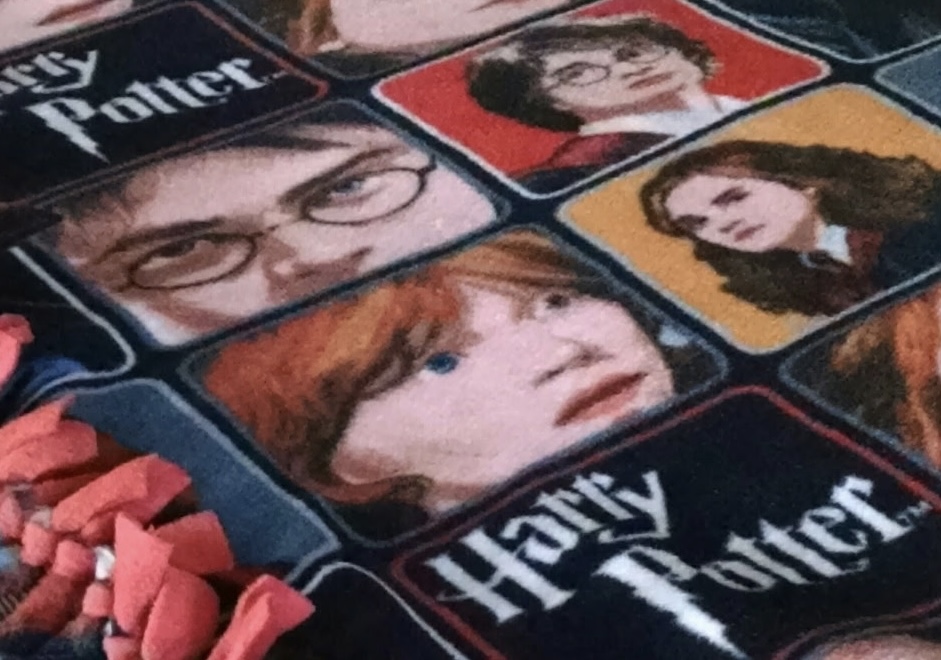 Harry Potter fleece blanket